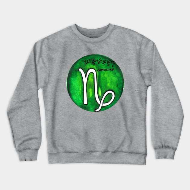 CAPRICORN Crewneck Sweatshirt by tapirot